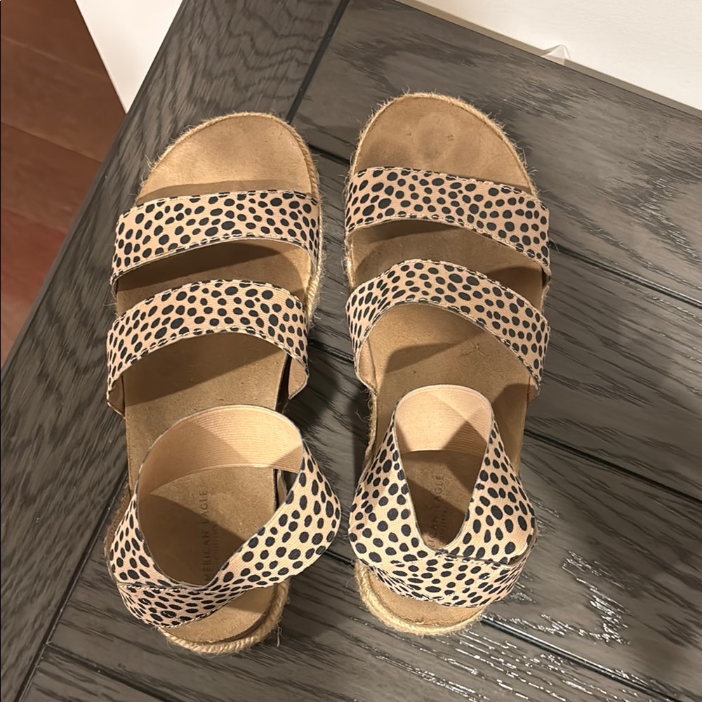 American Eagle Leopard Print Espadrille Sandals - image 6